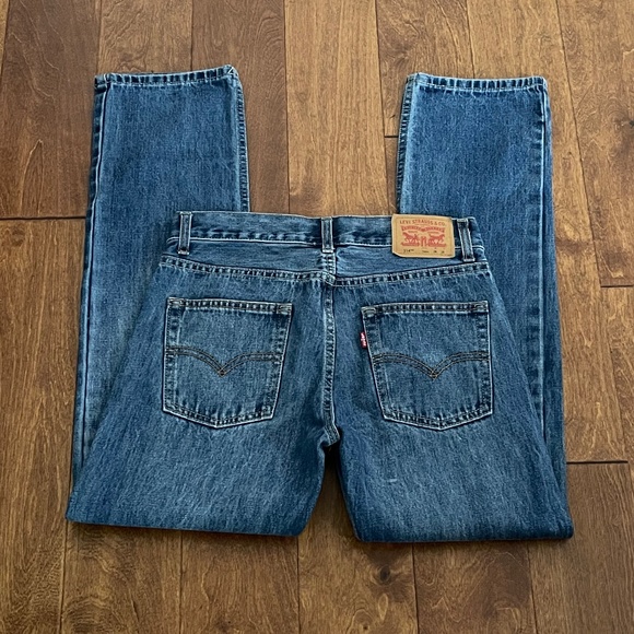 Levi's 100% Premium Cotton Denim Jeans 514 Straight 28 x 28 - Picture 2 of 8